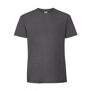 Fruit of the Loom Iconic 195 Ringspun Premium T - Light Graphite - S