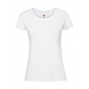 Fruit of the Loom Ladies' Iconic 195 Ringspun Premium T - White - XS