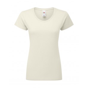 Fruit of the Loom Ladies' Iconic 195 Ringspun Premium T - Natural - XL