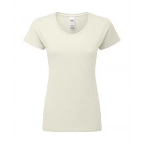 Fruit of the Loom Ladies' Iconic 195 Ringspun Premium T - Natural - XS