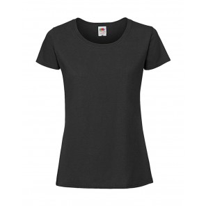 Fruit of the Loom Ladies' Iconic 195 Ringspun Premium T - Black - M