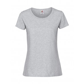 Fruit of the Loom Ladies' Iconic 195 Ringspun Premium T - Heather Grey - XL
