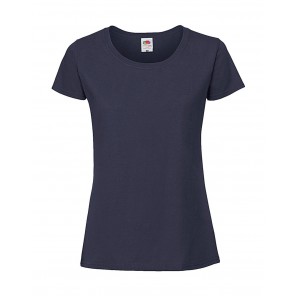 Fruit of the Loom Ladies' Iconic 195 Ringspun Premium T - Deep Navy - XL