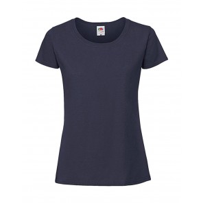 Fruit of the Loom Ladies' Iconic 195 Ringspun Premium T - Deep Navy - XL
