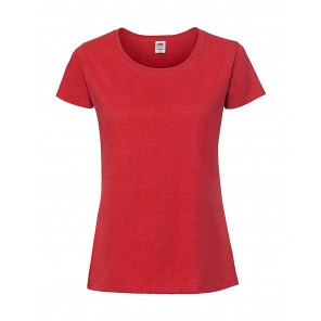 Fruit of the Loom Ladies' Iconic 195 Ringspun Premium T - Red - XL