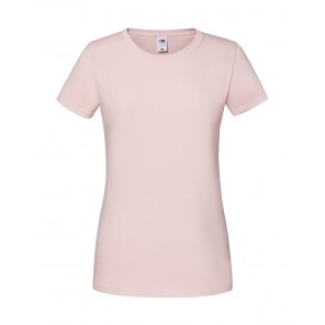 Fruit of the Loom Ladies' Iconic 195 Ringspun Premium T - Powder Rose - XS