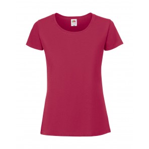 Fruit of the Loom Ladies' Iconic 195 Ringspun Premium T - Cranberry - XS