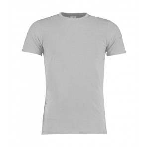 Kustom Kit Fashion Fit Superwash® 60º Tee - Light Grey Marl - 3XL