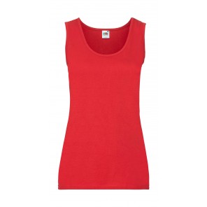 Fruit of the Loom Ladies' Valueweight Vest - Red - XL