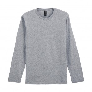 Gildan Softstyle Adult Long Sleeve T-Shirt - Sport Grey - L