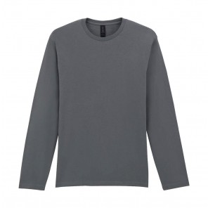 Gildan Softstyle Adult Long Sleeve T-Shirt - Charcoal - L