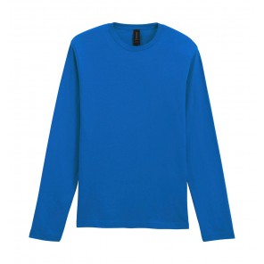Gildan Softstyle Adult Long Sleeve T-Shirt - Royal - 3XL