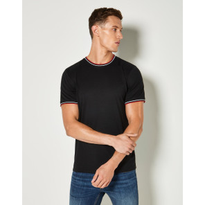 Kustom Kit Fashion Fit Tipped Tee