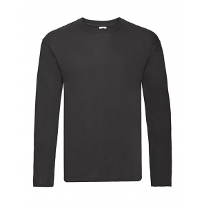 Fruit of the Loom Original Long Sleeve T - Black - XL