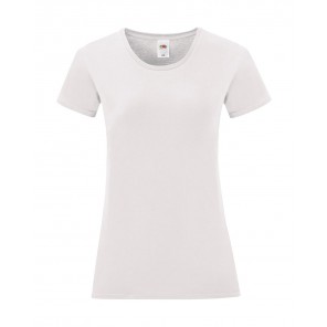 Fruit of the Loom Ladies' Iconic 150 T - White - XL