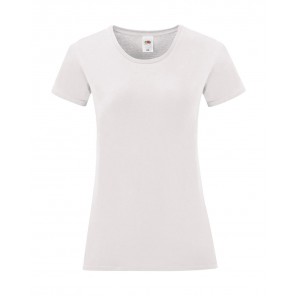 Fruit of the Loom Ladies' Iconic 150 T - White - XS
