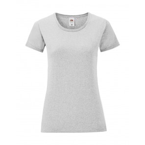 Fruit of the Loom Ladies' Iconic 150 T - Heather Grey - XS