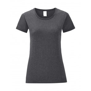 Fruit of the Loom Ladies' Iconic 150 T - Dark Heather Grey - XL