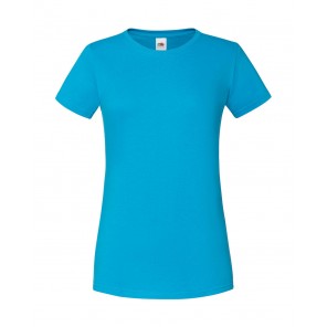 Fruit of the Loom Ladies' Iconic 150 T - Azure Blue - XS