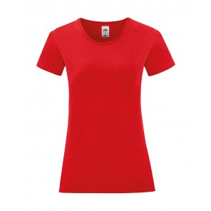 Fruit of the Loom Ladies' Iconic 150 T - Red - L