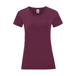 Fruit of the Loom Ladies' Iconic 150 T - Burgundy - L
