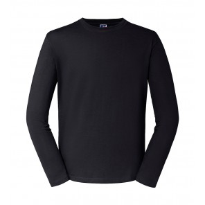 Russell Authentic Classic Long Sleeve T - Black - XS