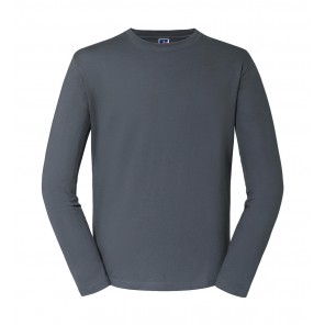 Russell Authentic Classic Long Sleeve T - Convoy Grey - XS