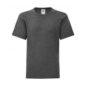Fruit of the Loom Kids' Iconic 150 T - Dark Heather Grey - 116(5-6)