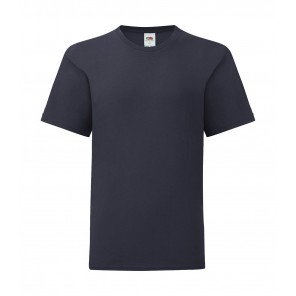 Fruit of the Loom Kids' Iconic 150 T - Deep Navy - 104(3-4)
