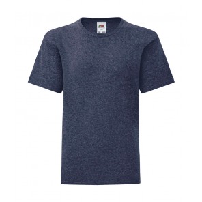 Fruit of the Loom Kids' Iconic 150 T - Heather Navy - 104(3-4)