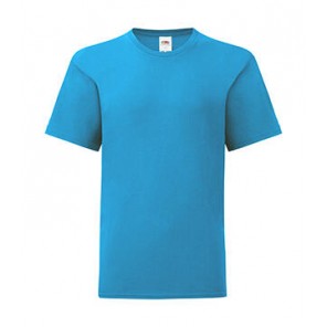 Fruit of the Loom Kids' Iconic 150 T - Azure Blue - 104(3-4)