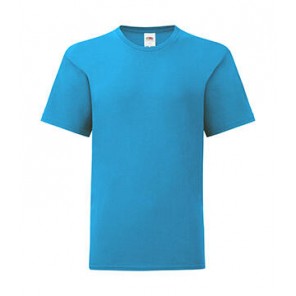 Fruit of the Loom Kids' Iconic 150 T - Azure Blue - 152(12-13)