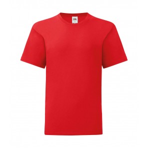 Fruit of the Loom Kids' Iconic 150 T - Red - 164(14-15)