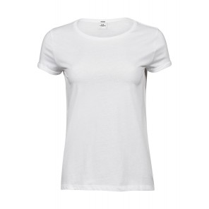 Tee Jays Ladies' Roll-Up Tee - White - M