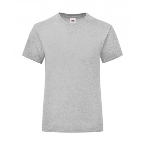 Fruit of the Loom Girls' Iconic 150 T - Heather Grey - 152(12-13)