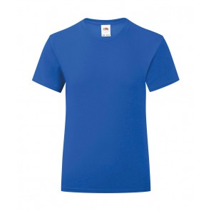 Fruit of the Loom Girls' Iconic 150 T - Royal Blue - 116(5-6)