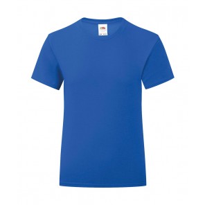 Fruit of the Loom Girls' Iconic 150 T - Royal Blue - 152(12-13)