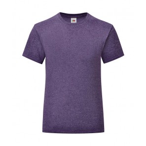 Fruit of the Loom Girls' Iconic 150 T - Heather Purple - 116(5-6)