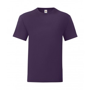 Fruit of the Loom Girls' Iconic 150 T - Purple - 152(12-13)