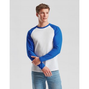 Fruit of the Loom Valueweight Long Sleeve Baseball T