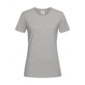 Stedman Classic-T Organic Fitted Women - Grey Heather - XS