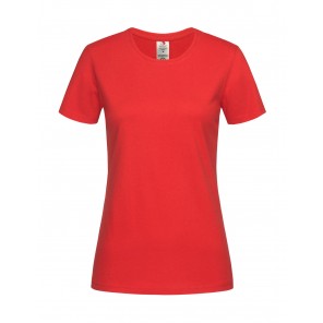Stedman Classic-T Organic Fitted Women - Scarlet Red - L