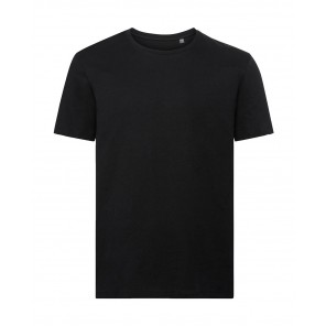 Russell Pure Organic Men's Pure Organic Tee - Black - XS