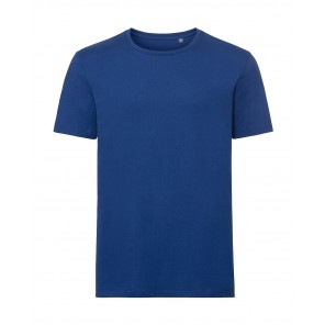 Russell Pure Organic Men's Pure Organic Tee - Bright Royal - XS