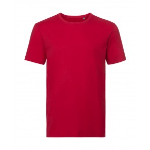 Russell Pure Organic Men's Pure Organic Tee - Classic Red - M