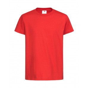 Stedman Classic-T Organic Kids - Scarlet Red - XS(110-116)