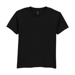 Gildan Softstyle Midweight Youth T-Shirt - Pitch Black - XS