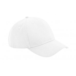 Beechfield Organic Cotton 5 Panel - White - OneSize