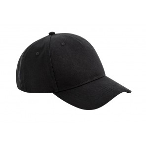 Beechfield Organic Cotton 5 Panel - Black - OneSize