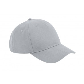 Beechfield Organic Cotton 5 Panel - Light Grey - OneSize
